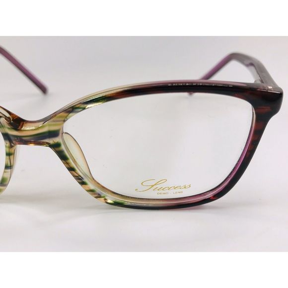 New Designer Inspired SUCCESS SS-105 Purple Mist Eyeglasses 54mm with Case - Picture 7 of 11